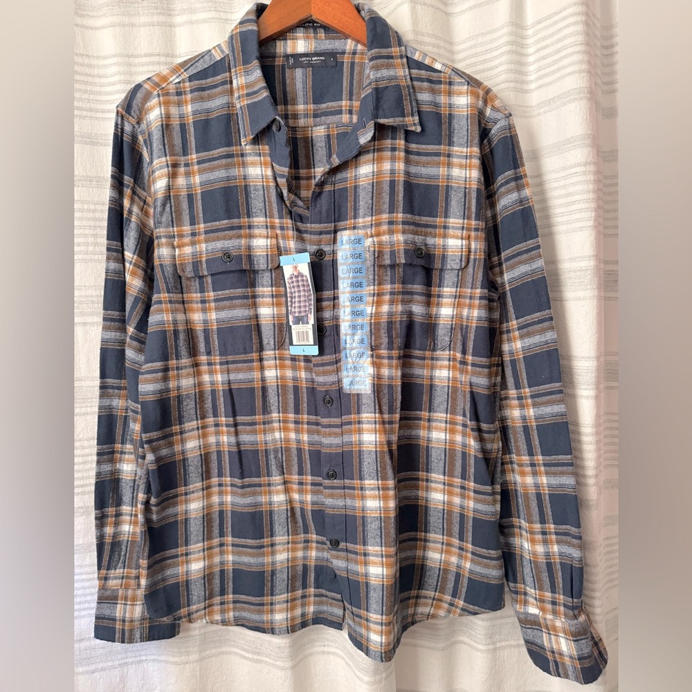 🏷️CLEAR THE CLOSET SALE🏷️ NWT Lucky Plaid Flannel Shirt